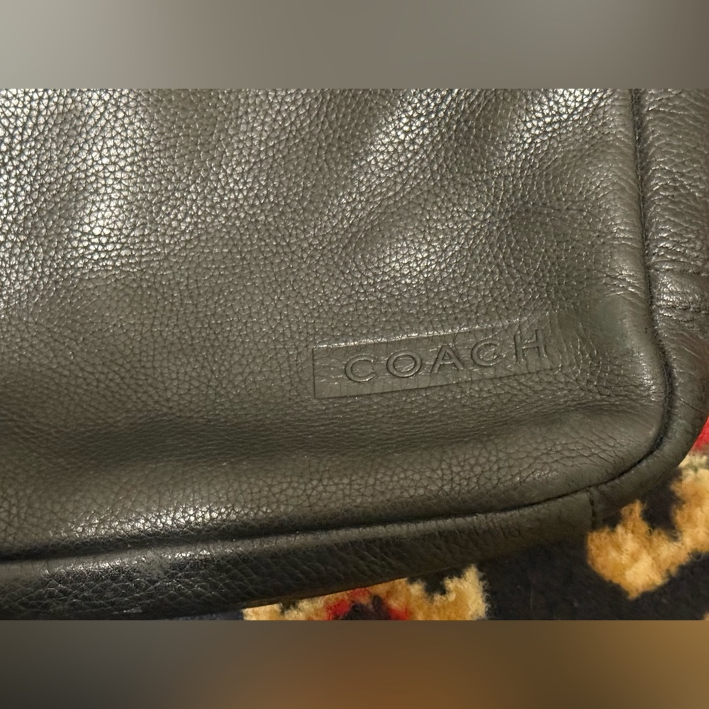 COACH black Leather Briefcase - Picture 2 of 9